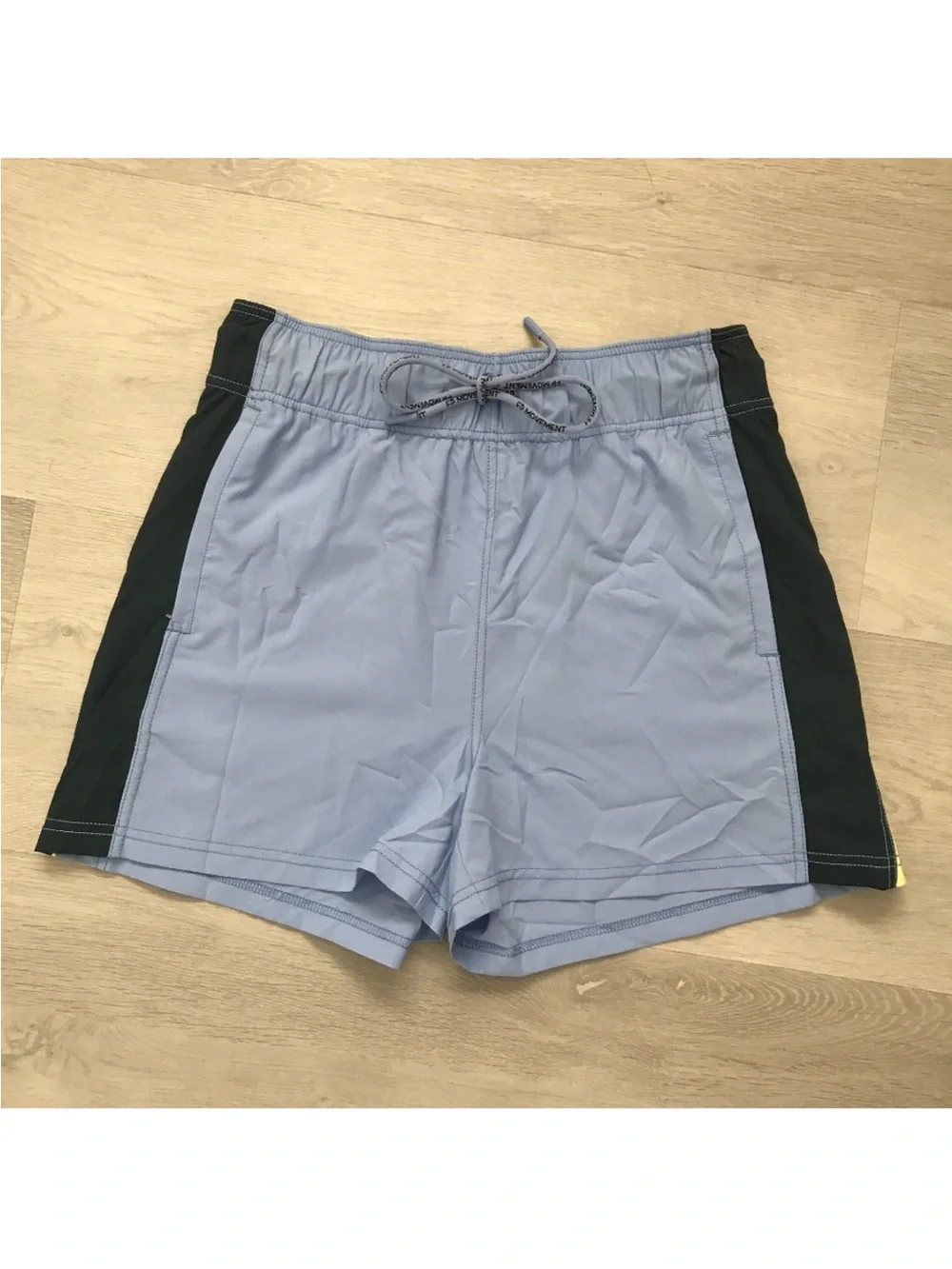 FP MOVEMENT BLUE SHORTS FLAT FRONT ATHLETIC POCKETS WOMENS SMALL